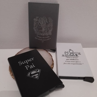 Porta cartões vertical