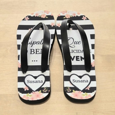 Chinelos personalizados