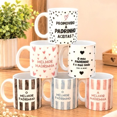 Caneca Madrinha / Padrinho