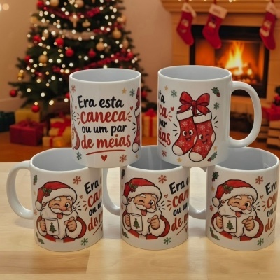 Caneca " Era esta caneca ou um par de meias "