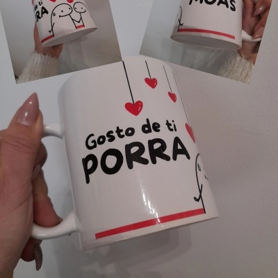 Caneca "Gosto de ti"