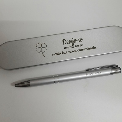 Caixa e caneta "Finalista"