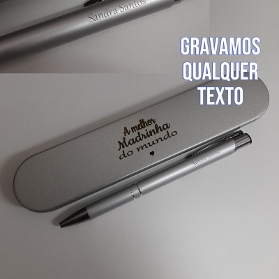 Caixa e caneta "Madrinha"