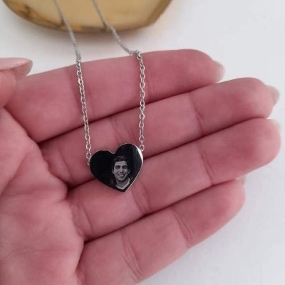 Colar com foto gravação