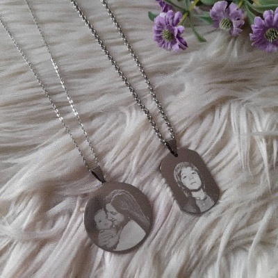 Colares com foto gravação