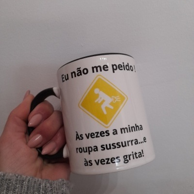 Caneca " Eu não me ... "