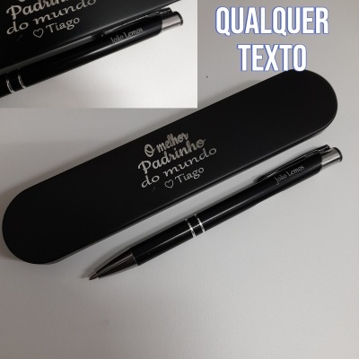 Caixa e caneta " Padrinho "