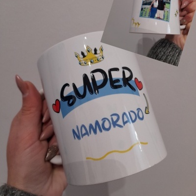 Caneca personalizável com foto