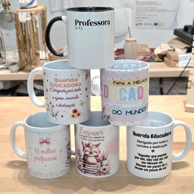 Caneca Educadora/Professora/Auxiliar