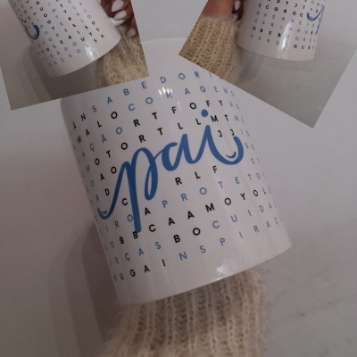 Caneca Palavras cruzadas " Pai "