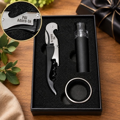Set vinho personalizado