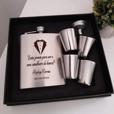 Conjunto " Convite Padrinho / Cavalheiro de honra "