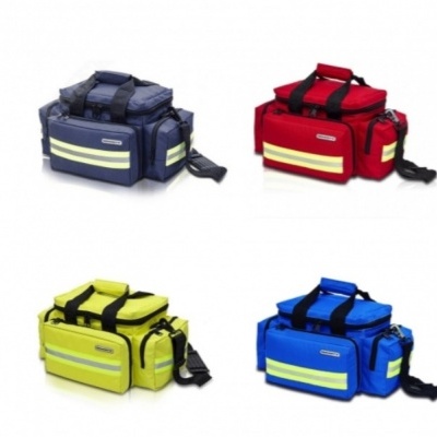 Saco de primeiros socorros, com conteúdo