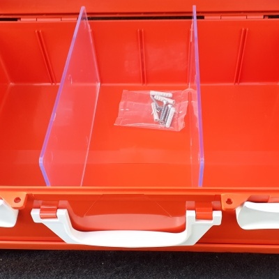 Caixa grande ABS de primeiros socorros vazia