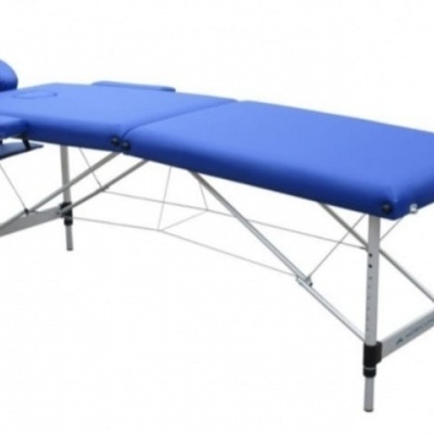 Marquesa portátil em alumínio cor azul