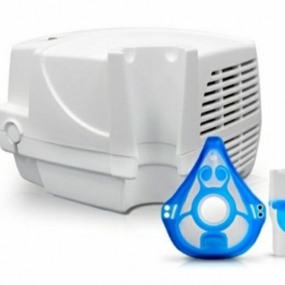 Nebulizador, adulto e criança