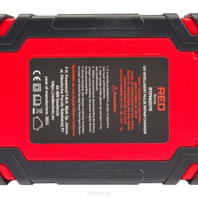 CARREGADOR DE BATERIA 12V/24V 8A Carregador RTPM0079