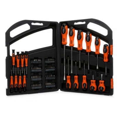 CONJUNTO CHAVES DE FENDAS E BITS 75 ELEMENTOS KD10904