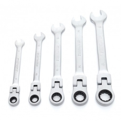 CONJUNTO CHAVES DE BOCAS C/ ROQUETE 5 ELEMENTOS KD10105