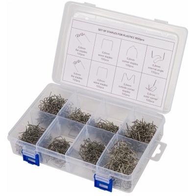 Conjunto de Grampos  8 tipos 800pcs + caso RTZZP0087