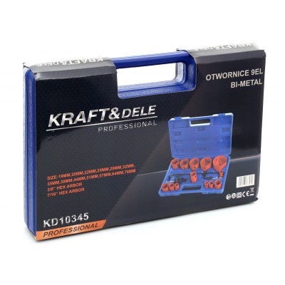 CONJUNTO BROCAS CRANEANAS METAL/MADEIRA 17 ELEMENTOS KD10345