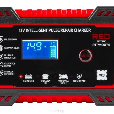 MICROPROCESSADO carregador de bateria 12V RTPM0074