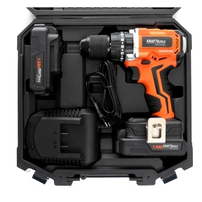 Aparafusadora 20V duas Bat 1,5AH motor Brushless KD1728