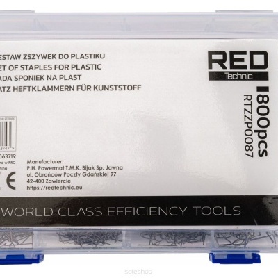 Conjunto de Grampos  8 tipos 800pcs + caso RTZZP0087