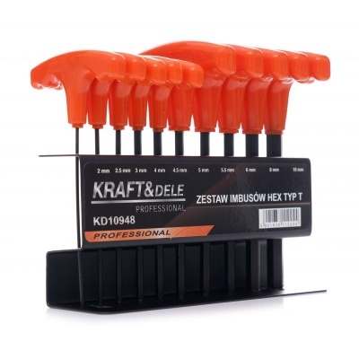 Conjunto de 10 chaves allen em suporte KD10948