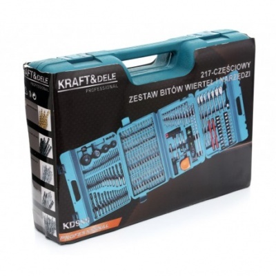 Brocas, bits, soquetes Set 217 el. KD990