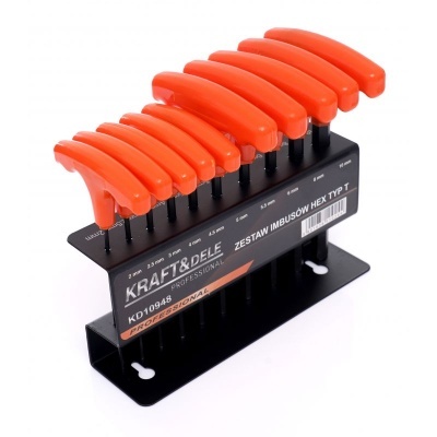 Conjunto de 10 chaves allen em suporte KD10948