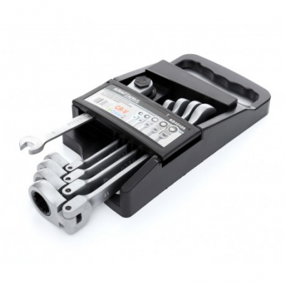 CONJUNTO CHAVES DE BOCAS C/ ROQUETE 5 ELEMENTOS KD10105