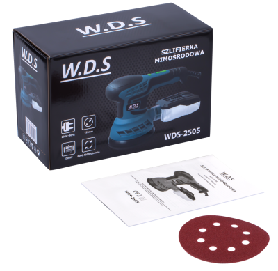 Lixadeira excêntrica WDS2505 de 1500 W