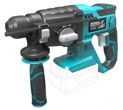 Berbequim de percussão sem fio 18V S/Bateria/Carregador DED7048