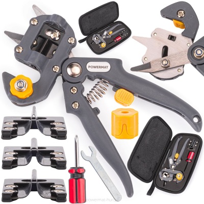 Podador de enxertia para plantas, arbustos, árvores, PM-SDO-310BT