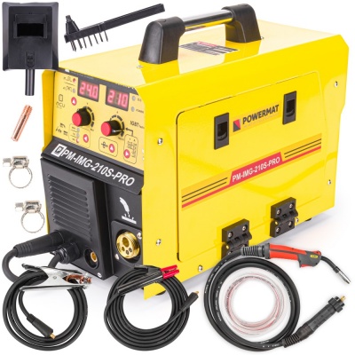 Inversor migomat 210A MIG / MAG / MMA / TIG PM-IMG-210S-PRO