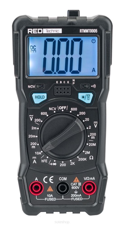 MULTÍMETRO DIGITAL 600V RTMMT0005