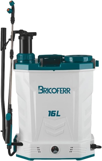 Pulverizador manual 2 em 1 de 16 litros com bateria BFOL0875
