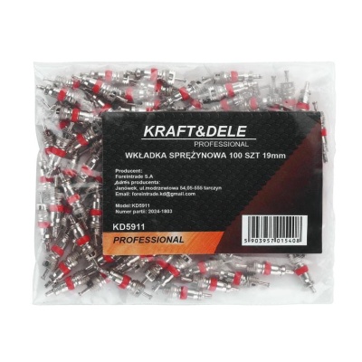 MOLA DE INSERÇÃO PARA VÁLVULA - LAREIRA 100 PEÇAS 19MM KD5911