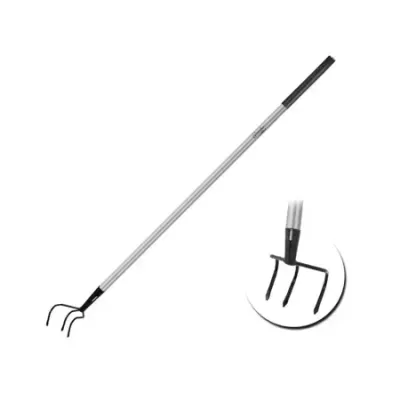 Cultivador de jardim com haste de metal, 80B072