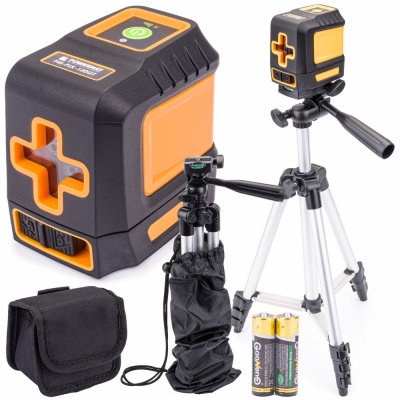 Nível laser / laser de linha cruzada  + tripé e caixa  PM-PLK-120GT