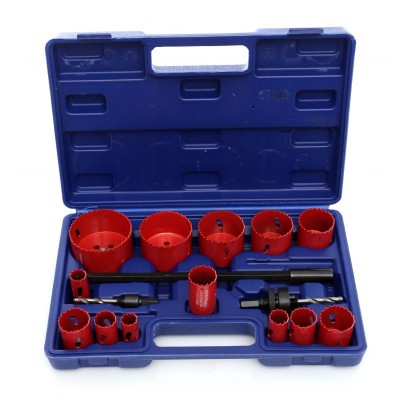 CONJUNTO BROCAS CRANEANAS METAL/MADEIRA 17 ELEMENTOS KD10345