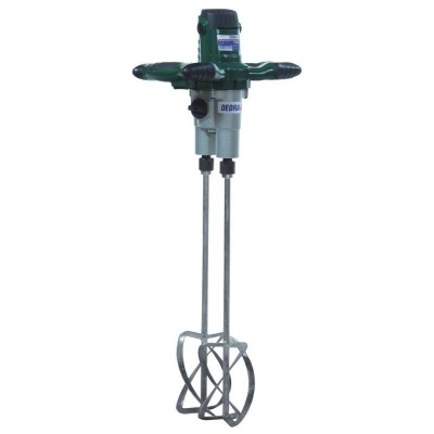 Misturadore duplo 1350W 2 velocidades, 100mm, para argamassas, rebocos, colas, tintas e vernizes, DED7929