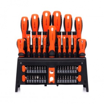 Conjunto de chaves de fenda + magnetizador 50 unid. KD10950