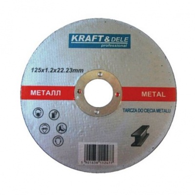 Disco de metal 25 unidades 125x1,2x22,23mm KD1944