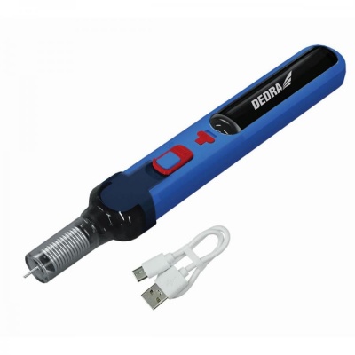 Ferro de solda de resistência, wireless  4V 2.0Ah, carregamento via USB,  DED7545