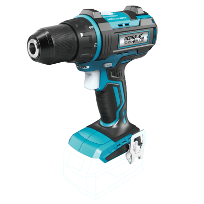 Aparafusadora sem fio 18V, sem escova, S/Bateria e S/Carregador, DED7141