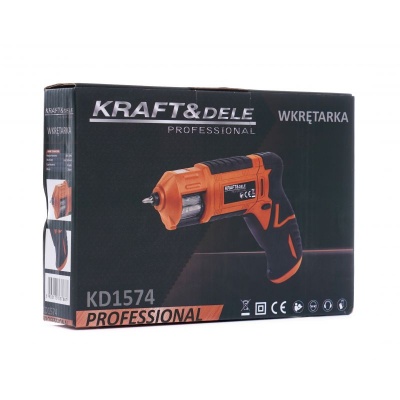 Aparafusadora 3.6V  300mAh LED + bits  KD1574