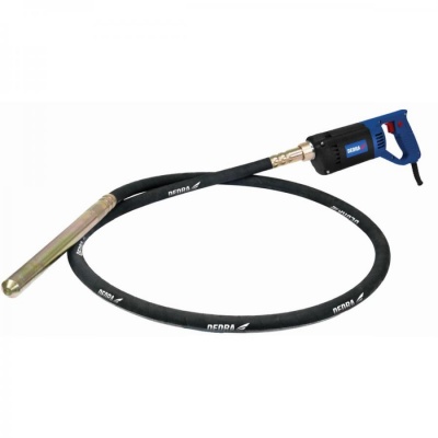 Vibrador de concreto 1200W, mangueira de 2,5 m, DED7630