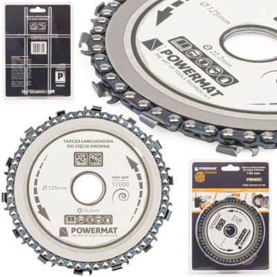 DISCO DE REBARBADORA PARA MADEIRA 125MM x 22,2MM 14 DENTES PM0893